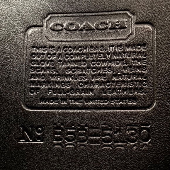 Coach Station 5130 Vintage Y2K Black Leather Top Handle Crossbody Shoulder Bag - Picture 12 of 12